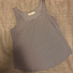 Faded Glory Black & White Tank Top Blouse